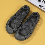 Vipkoala Fashion Trendy Brand Convertible Slippers For Men To Wear In Summer, No Sense, No Upper, Breathable Sandals And Slippers