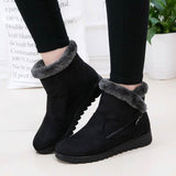 Vipkoala Winter ankle boots women shoes new fashion non-slip warm plush zipper Casual shoes woman snow boots