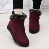 Vipkoala Winter ankle boots women shoes new fashion non-slip warm plush zipper Casual shoes woman snow boots