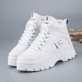 Vipkoala New Women's Casual Sneakers; Winter Sneakers With Plush Fur; Warm Women's Shoes; Women's Shoes With Lacing; Women's Snow Boots