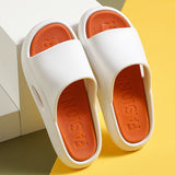 Vipkoala EVA Slippers Men Summer Runway Shoes Outside Outdoor Women Slides Soft Thick Sole Couple Non-slip Pool Beach Sandals Indoor Bath