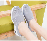 Vipkoala New Women Shoes Casual Increase Cushion Sandals Non-slip Platform Sandal For Women Breathable Mesh Outdoor Walking Slippers 42