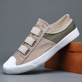 Vipkoala New Fashion Men Casual Shoes Spring Summer Men Shoes Casual True Sneakers Elastic Band Canvas Shoes Trend Shoes Man Loafers