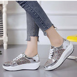 Vipkoala Women's Casual Shoes Bling Bling Flat Women Sneakers Outdoor Ladies Trainer Woman Vulcanize Shoes Women Zapatos De Mujer