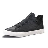 Vipkoala New Men's Fashion Shoes Black High Top Casual Shoes Men Wear-resisting Loafers Designer Leisure Vulcanized Shoes