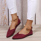 Vipkoala Summer Women Sandals Shoes Pointed Toe Suede Woman Loafers Fashion Sweet Flat Casual Shoes Women Zapatos Mujer Chaussure Femme