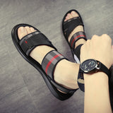 Vipkoala New Men Trending Summer Outdoor Leisure Non-Slip Beach Luxury Sandals Fashion Brand Shoes Slippers Home Indoor Slides Bath