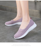 Vipkoala Sneakers Female Flat Soft Comfortable Fashion Lightweight Pumps Shoes Joker Slip-on Super Light Casual Vulcanize Shoes Woman Red