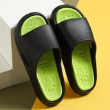 Vipkoala EVA Slippers Men Summer Runway Shoes Outside Outdoor Women Slides Soft Thick Sole Couple Non-slip Pool Beach Sandals Indoor Bath