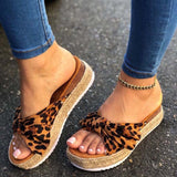 Vipkoala Slippers Women Summer Sandals Mid Heels Sandals Plus Size Wedges Shoes Woman Bowties Slippers Sandalias Mujer Sapato Feminino