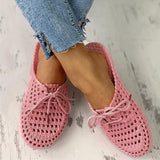 Vipkoala Summer Slippers Shoes Woman Closed Toe Breathable Flip Flops Mule Women Hollow Out Lace Up Outdoor Flat Beach Slides Sandals