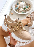 Vipkoala Women Sneakers Spring Summer Casual Hiking Breathable Women Shoes Belt Stone Fashion Design Elegant Elegant Women 'S Shoes 36-40