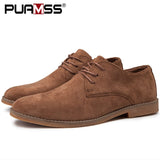 Vipkoala Men Shoes England Trend Casual Shoes Male Suede Oxford Wedding Leather Dress Shoes Men Flats Zapatillas Hombre Plus Size 46