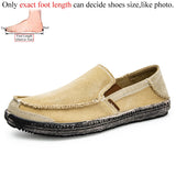 Vipkoala Summer Slip On Canvas Shoes Men Flat Casual Breathable Classic Chinese Size 39~47