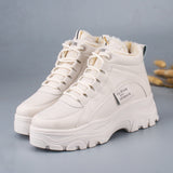 Vipkoala New Women's Casual Sneakers; Winter Sneakers With Plush Fur; Warm Women's Shoes; Women's Shoes With Lacing; Women's Snow Boots