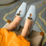 Vipkoala Ladies Flat Shoes Round Toe Solid Color Single Shoes Retro Elegant Shoes Casual Office Shoes Lazy Shoe Covers Wear Shoes Women