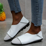 Vipkoala Leather Shoes Moccasin Shoes Mom Loafers Soft Sole Casual Women Driving Ballet Shoes Comfortable Grandma Shoes