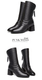 Vipkoala Brand Size 35-40 Women Ankle Boots Fashion Cross Strap High Heel Winter Shoes Woman Zipper Office Lady Street Footwear