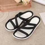 Vipkoala Women Shoes Summer Casual Flat Comfortable House Slippers Female Fashion Hollow Out Beach Slides Пляжные Сандалии Schoenen Dames