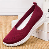 Vipkoala Hot Sale Women's Flat Shoes Summer Mesh Breathable Casual Flats Sneakers Ladies Knitting Shallow Comfort Walking Shoes