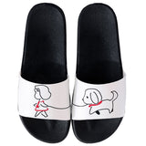 Vipkoala Summer Women Slippers for Shoes PVC Cartoon for woman Slippers NWE Non-slip Bathroom Home flip flops