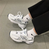 Vipkoala New Women Breathable PU Leather Sneakers Running Flat Shoes Sport Shoes Breathable Casual Shoes Women Chaussure Femme Sapatos