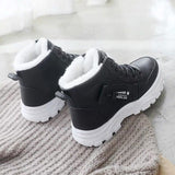 Vipkoala New Women's Casual Sneakers; Winter Sneakers With Plush Fur; Warm Women's Shoes; Women's Shoes With Lacing; Women's Snow Boots