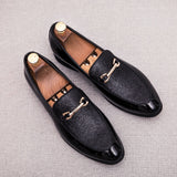 Vipkoala Fashion Pointed Toe business Dress Shoes Men Loafers Leather Oxford Shoes for Men Formal Mariage slip on Wedding party Shoes k3