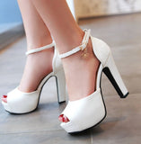 Vipkoala New 12CM Platform Super White High Heels For Woman Sexy Open Toe Sandals Gladiator Sequins Party Dress Ladies Shoes Size 34-43