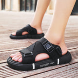 Vipkoala Outdoor Breathable Comfort Slip on Plus Size Open Shoes Casual Men Sandals Summer Shoes Sandal Mens PVC Sandalias