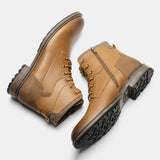 Vipkoala Men Boots Fashion Brand Comfortable Boots Leather