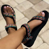 Vipkoala Women Summer New Sandals Female Buckle Leisure Durable Sandals Ladies Outdoor Casual Beach Shoes Plus Size 35-43 Sandalias Mujer