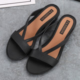 Vipkoala NEW Low Heel Sandals Thick Soled Female Wedge Outdoor Sandals Casual Slippers for Women Summer Footwear Fashion Beach Shoes