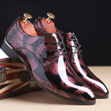 Vipkoala Office Men Dress Shoes Floral Pattern Men Formal Shoes Leather Luxury Fashion Groom Wedding Shoes Men Oxford Shoes Dress 37-50