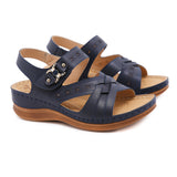 Vipkoala Beach Sandals Women Summer Shoes Thick Sole Women Wedges Sandals Ladies Summer Holiday Shoes Big Size 42