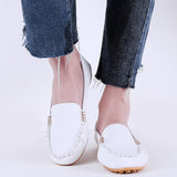 Vipkoala Women Casual Flat Shoes Spring Autumn Flat Loafer Women Shoes Slips Soft Round Toe Denim Flats Jeans Shoes Plus Size