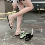 Vipkoala New Women's Sandals Sandals Roman Style Cross Beach Sandals Gladiator Dress Sandals Casual Summer Shoes Ladies