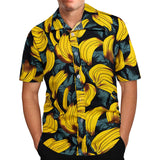 Vipkoala Mens Hawaiian Shirt Male Casual Camisa Masculina Banana Funny Printed Funny Beach Shirts Short Sleeve Brand Clothing Asian Size