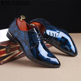 Vipkoala Office Men Dress Shoes Floral Pattern Men Formal Shoes Leather Luxury Fashion Groom Wedding Shoes Men Oxford Shoes Dress 37-50