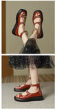 Vipkoala Summer New Platform Sandals Female Square Toe Rivet Back Zipper T-Strap Retro British Roman Sandals for Women Lolita Shoes Flats