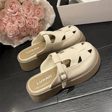 Vipkoala Fashionr New Flats Women Slippers Summer Sandals Shoes Beach Shoes Slingback Platform Flip Flops Trend Bohemian Zapatos