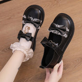 Vipkoala Women Mary Jane Lolita Shoes Flats Sandals Summer New Fashion Sweet Bow Casual Ladies Shoes Retro Trend Dress Mujer Zapatos