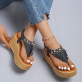 Vipkoala Summer New Fashion Wedge Sandals Platform Plus Size Women's Sandals Luxury Sandals Women Designers Beach Casual Shoes