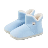 Vipkoala Women Winter Slippers Warm Plush Slip-on Couples Home Floor Shoes Anti-slip Comfortable Flats Female Warm Faux Fur Slippers