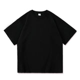 Vipkoala  Men's Casual Oversized T shirts Harajuku Cotton Short Sleeve T-shirt Unisex Basic Tops Solid Colors Tees 5XL