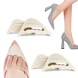 Vipkoala  1 Pair Forefoot Insert Pad For Women High heels Toe Plug Half Sponge Shoes Cushion Feet Filler Insoles Anti-Pain Pads