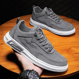 Vipkoala New Fahsion Men Vulcanize Shoes Classic Platform Shoes Canvas Shoes for Male Anti-Odor Men Casual Shoes Flats Hard-Wearing