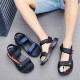 Vipkoala Sport Mens Sandals Plus Size 46 Summer New Classics Man Slippers Fashion Blue Flats Slides Hook Loop EVA Rubber Shoes Trendy Summer Fits