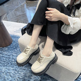 Vipkoala Women Sneakers Thick Soled Heel Vintage Cross Tie Fall Basic Women Shoes Trend Popular Shoes Women Womens Shoes