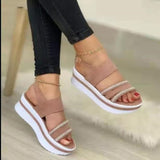 Vipkoala Rome Wedges Flats Sandals Women Sport Platform Shoes Summer New Women Slippers Casual Slides Walking Female Shoes Zapatos